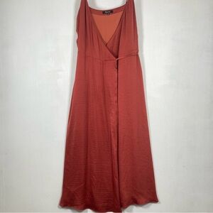 Madewell Cami Dress Women’s Size M  Wrap 100% Adjustable Orange